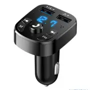 Bluetooth 5.0 Car Wireless FM Transmitter Adapter Dual USB Charger Hands-Free