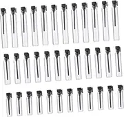 IWOWHERO 150pcs Bottle Test Tubes Tube Trial Bottles Transparent Bottles Bottles Container Tube Plastic Black