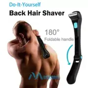 Men's Body Trimmer Shaver Electric Back Hair Razor Self Groomer Removal Razor