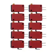 10 Pack 3 Pin Microswitch Push Button HAPP Standard For Arcade Mame Jamma Games
