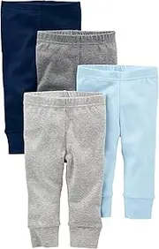 [Simple Joys by Carter's] Unisex Babies' Fleece Pants, Pack of 4