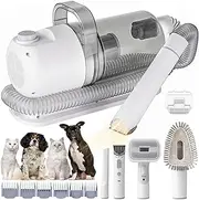 LALAKATS Dog Grooming Kit & Vacuum Dog Cutting Machine Hair Dog Vacuum Kit Dog Grooming Kit For dogs and cats 2.5L Dust Cup Dog Brush Vacuum with 6 Pet Grooming Tools Low Noise