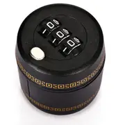 Creative Wine Whiskey Bottle Top Red Wine Stopper with Password BLACK