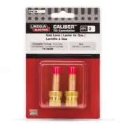 Lincoln Caliber Gas Lens - 3/32" (2.4 mm), 17/18/26 Torches 2/pack - KP4754-332