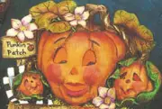 Ceramic Bisque~~ Ready to Paint~~ Halloween Pumpkin Patch electric included