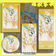 Hazbin Hotel Lucifer•Morningstar Cosplay badge Laser ticket Polaroid 3pcs/set