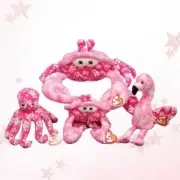 HIBISCUS Set of 4 TY Beanie BUDDY & BABIES - MWMT'S