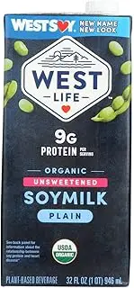 Westsoy Organic Unsweetened Soymilk Original -- 32 fl oz - 2 pc