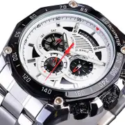 Men Luminous Date Week Display Waterproof Mechanical Watch