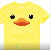 在飛比找蝦皮購物優惠-黃色小鴨親子T恤/T-Shirt/3件