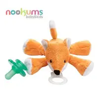 在飛比找樂天市場購物網優惠-美國 nookums 寶寶可愛造型搖鈴安撫奶嘴/玩偶-小狐狸