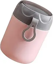 BIUDECO Portable Insulated Cereal Cup Multi Use Thermal Bowl for Breakfast for Workers Convenient Milk Soup Container with Spoon Microwave Safe