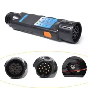 Towing Trailer Tow Bar Car Caravan Light 13Pin Wiring Circuit Tester Plug Socket