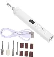 Veemoon Manicure Machine Nail Drill Bit Drill for Nails Nail Accessories Home Drill Bits Manicure Remove Drill Bits Electric Nail File Nail Polisher Manicure Drill Nail Kits Plastic White