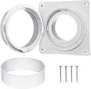 Dryer Vent Hose Connector - Dryer Vent Wall Plate,Quick Connect & Disconnect Vent Adapter Twist Lock Dryer Duct Connector Kit for Preventing Heat and Moisture Leakage