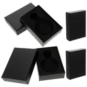 4pcs Pocket Watch Case Paperboard Pocket Watch Organizer Storage Box - Size S
