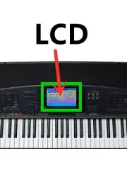 LCD Fit For Yamaha PSR-7000 PSR7000 Display Screen Repair Replacement
