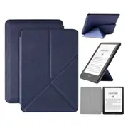 Kindle Paperwhite 5 11th Gen Origami Smart Folding Folio Case Cover-Blue