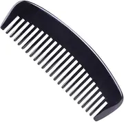 Exquisite Natural Ox Horn Hair Comb-Wide Tooth Detangling Comb-100% Handmade Premium Quality Anti-Static Buffalo Horn Comb Without Handle(Wide tooth)