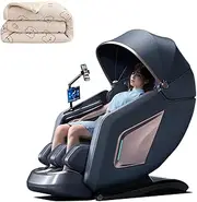 Zero Gravity Massage Chair,4D Air Sensor Movement Full Body Air Bag Wrap Calf Extension and Adjustment Fully Automatic Home Luxury Massage Sofa