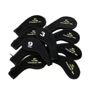 10pcs Golf Club Iron 3-9-APSW HeadCovers Long Zipper For Cobra Club Head Covers