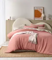Hugo Clay Cotton Gauze Quilt Cover Set