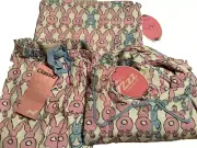 BNWT PETER ALEXANDER LADIES BUNNY FLANNELETTE PYJAMA SET SIZE L