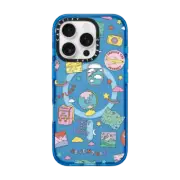 iPhone 16 Pro Impact Case MagSafe Compatible World Traveler by Martina Martian