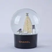 CHANEL Snow Globe Dome White Christmas Tree Novelty Benefit VIP Customer Limited