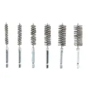 6 Pieces Of Drilling Brushes,Stainless-Steel Cleaning Brushes For Impact Drill