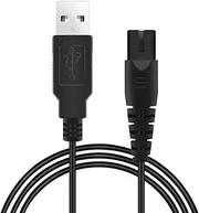 2PCS USB Charging Plug Cable 5V Adapter Electric Charger for Shavers Barber