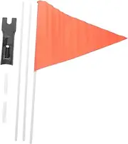 BESPORTBLE Bicycle Flag Boys and Girls Bike Accessories Reflective Flag for Bicycle Fiberglass Pole