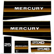 Fits Mercury 1984 25HP Outboard Engine Decals - Outboard Engine Decals