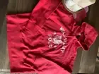 POLO RALPH LAUREN Men’s Red Distressed WOLF VALLEY Fleece Pullover Hoodie NWT M