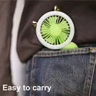 Mini Fan Mute Convenient Portable Led Usb Charging Cooling Fan Cartoon