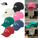 【THENORTHFACE】TNF COTTON BALL CAP-黑色/奶油色/粉色/綠色/灰色_藍色/紅色24SS基