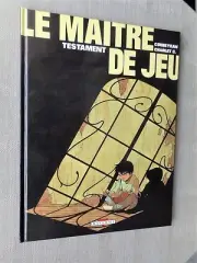Corbeyran Charlet the Master Of Game Tome 1 Testament Eo IN Mint