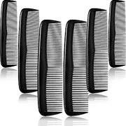 Colorful Hair Combs Set, Hair Combs Set, Hair Combs for Women and Men, Colorful Coarse, Fine Dressing Comb (12 Pieces, Black)