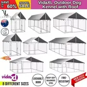 Large Dog Kennel Pet Dog Cat Playpen Outdoor Backyard Dog House Enclosure