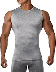 [VgueElegc] Men's Under Base Layer Compression Vest Male Athletic Compression Tank Tops Under Base Layer Sport Tank Top for Men
