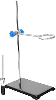 OKUMEYR Lab Equipment Stand Flask Clamp Funnel Stand Metal Rack Beaker Holder Chemistry Lab