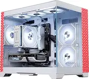 Aftershock Gaming PC | AMD Ryzen 5 7500F, RTX 4060Ti 8GB, 32GB RAM, 1TB SSD,650W PSU | Windows 11 - RED KOI Print | Unleash Gaming Power with This Tower Desktop Computer