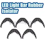 5PC Rubber Isolator Reduce Noise Silencers Dampener For LED Light Bar Offroad US
