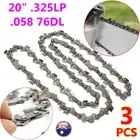3x 20" Chainsaw Chain .325 058 76DL for Baumr-Ag MTM YUKON BAUS Giantz 62cc Bar