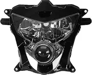 Pizgear Motorcycle Replacement Headlight Head Light Lamp GSXR600 GSXR750 2004 2005 Motorbike Headlamp Lighting Lamp Assembly Motorcycle Headlight Assembly