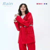 在飛比找momo購物網優惠-【Rainfreem】超透氣 雨衣 兩件式雨衣 雨褲 機車雨