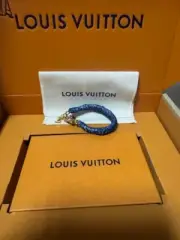 Louis Vuitton x Takashi Murakami M4123F Bracelet Monogram Denim Cherry Size 17cm