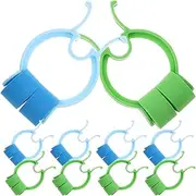 TOBBOMEY 10pcs Breathing Training Nose Clip Foam Nosebleed Stoppers Emergency Nose Clips Straighten Snoring Prevention Nose Clips Accidental Nosebleed Clips Under Water Nose Clip