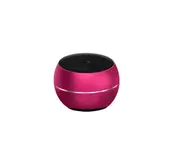 AI Smart Bluetooth Wireless Small Sound Cannon Manual Voice Control Portable Mini Speaker-Red