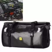 66 Black Waterproof Motorcycle Dry Roll Tail Bag Travel Luggage Storage No logo